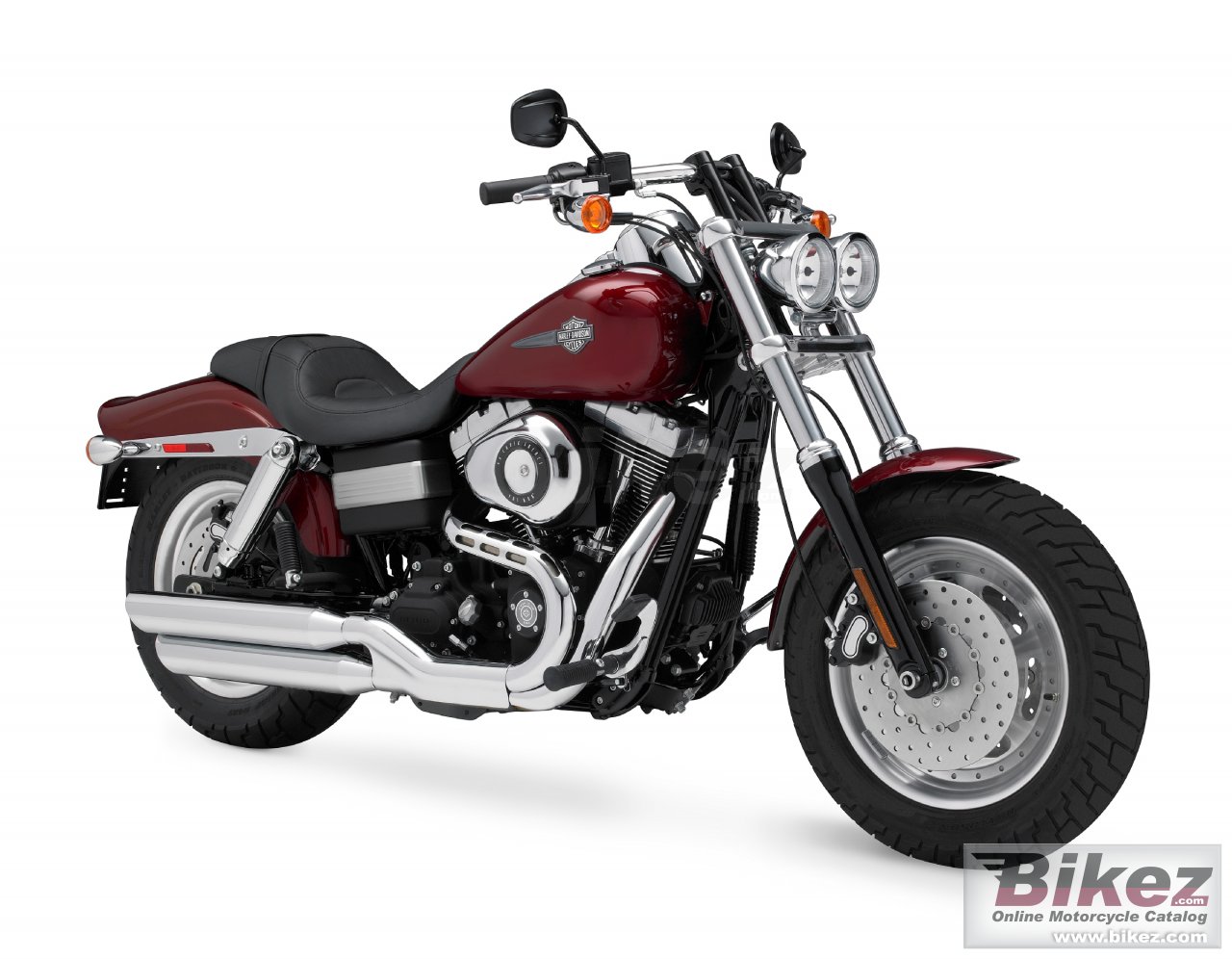 Big Harley-Davidson fxdf dyna fat bob picture and wallpaper from Bikez.com